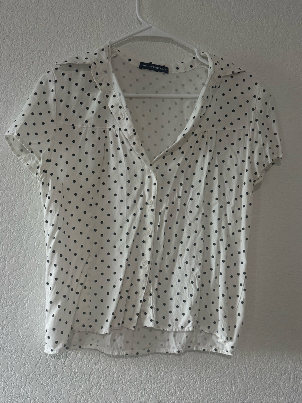 Brandy Melville polka dotted blouse